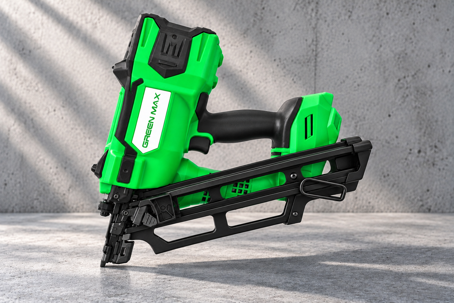Gwoździarka akumulatorowa GREEN MAX AB34/90-D1 — wizualizacja